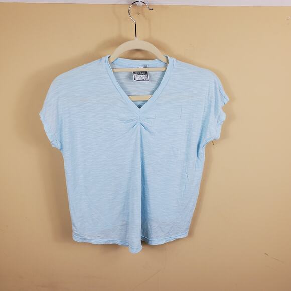 Young, Fabulous & Broke Mini Light Blue Short Sleeve Tee Size 10 - Picture 1 of 7